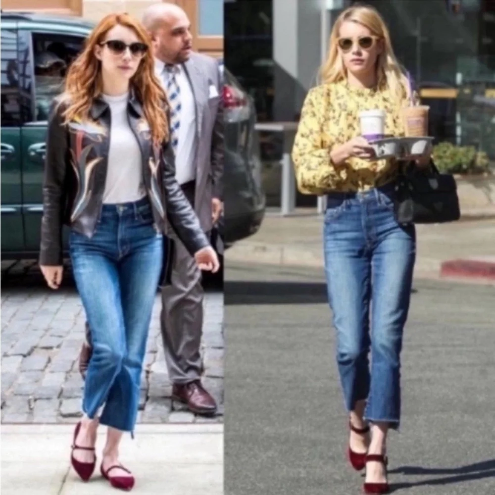 ✅ Mother Jeans Insider Crop Step Fray in Not Rough Enough